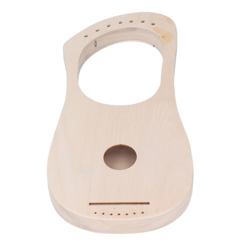 Lyre Harp 7 Strings DIY Kit Basswood Instrument with Tuning