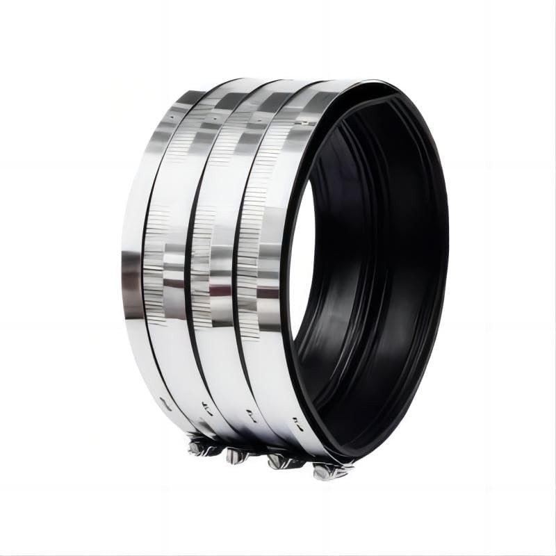 Flexible pipe Coupling with Stainless Steel Clamps.Pipe Connector for PVC