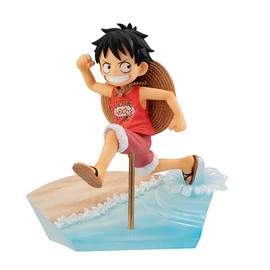 G.E.M. Series One Piece Monkey D. Luffy RUN! RUN! RUN! RUN! Approx. 4.7 inches (120 mm) PVC Painted Complete Figure