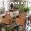 Japanese Rattan Style Storage Baskets, 2-Pack (Small & Large) Kitchen