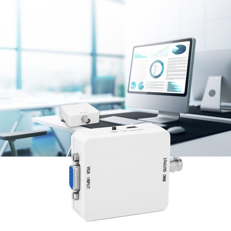 VGA to BNC Converter HD Video Adapter for Video Conferencing