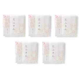 Yu Nakagawa Flower Dish Towels, Sakura, Set of 5