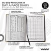 G4GADGET A5 Day A Page Diary Black 2025 | Hardback