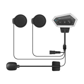 OBEST Motorcycle Helmet Headset, Bluetooth 5.0 Helmet Headphones, for Motorcycle Helmet, Waterproof, Windproof for Motorcycles Outdoor for GPS/Music Call Control/Cycling/Skiing