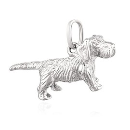 NKlaus Necklace pendant for dog lovers made of 925 sterling silver for women, men, children, silver pendant, Sterling Silver