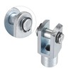 sourcing map Air Cylinder Rod Clevis End 42mm Length M8x1.25