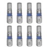 sourcing map 8pcs H5 Hex Screwdriver Bit 5mm 1/4" Hex