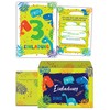 Junaversum 8 Invitations for 3rd Children's birthday boy dinosaur invitations