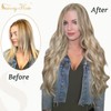 Sunny Hair Nano Beads Hair Extensions For Women Real Nano