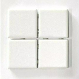 Squarefeet Depot 2x2 Essential White Matte Subway Ceramic Tile Kitchen Backsplash (1 sheet)