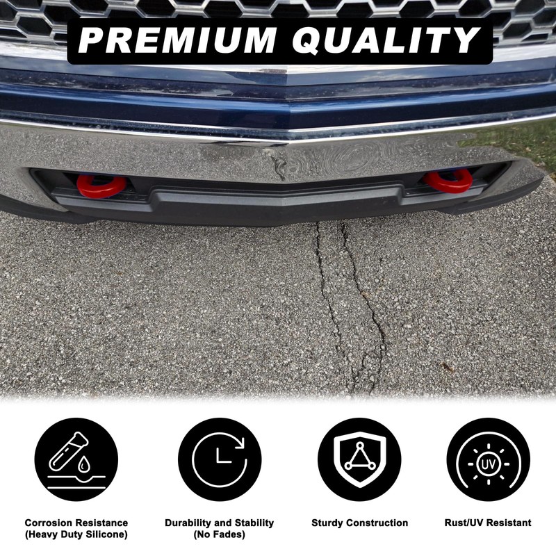 Tow Hook Covers Fit for GMC Sierra 1500 2019-2026