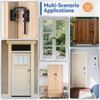 BiceNoning Sliding Door Loop Lock, 90/180 Degree Stainless Steel Patio