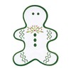 TP Christmas Decoration Serving Tray, Melamine Gingerbread Man Serving Platter
