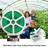 2 Roll Gartendraht mit Cutter, 100M Pflanzendraht Bindedraht, Blumendraht, Draht
