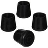 Mintcraft #219-2458 Blkn Rbr Leg Tip 1-1/8 Set of 4