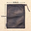 4-Pack Nylon Mesh Bag, Speicher Ditty Stuff Drawstring Pouch für