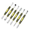 6-Piece Double-Ended Metal Pry Tool Set for Electronics Disassembly and