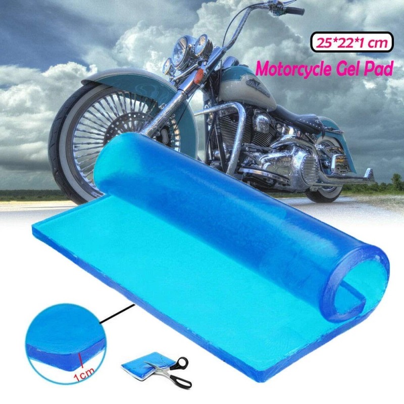 Lisylineauto Motorcycle Seat Gel Pad Seat Cushion Shock Absorption Mats