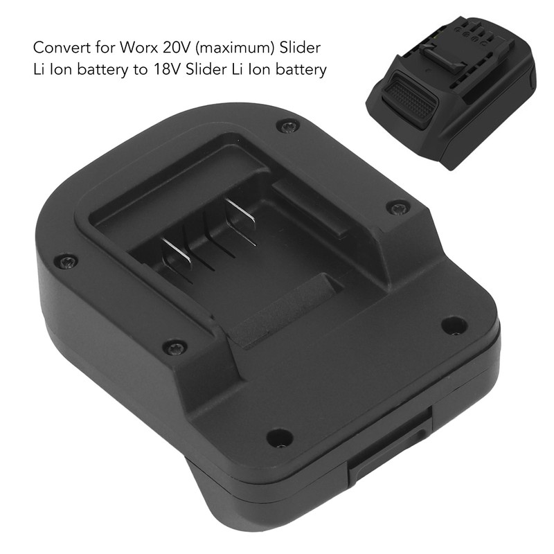Battery Adapter Converter ABS Electrical Accessories for Worx 20V to