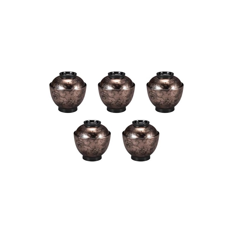 Set of 5 Heat Resistant 3.5 Inch Egg Bowls Gray