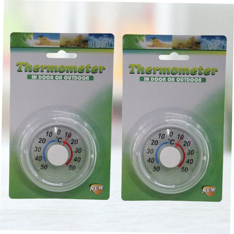 Kisangel 3sets Professional Wooden Room Thermometer Vertical Indoor Hanging Thermometer