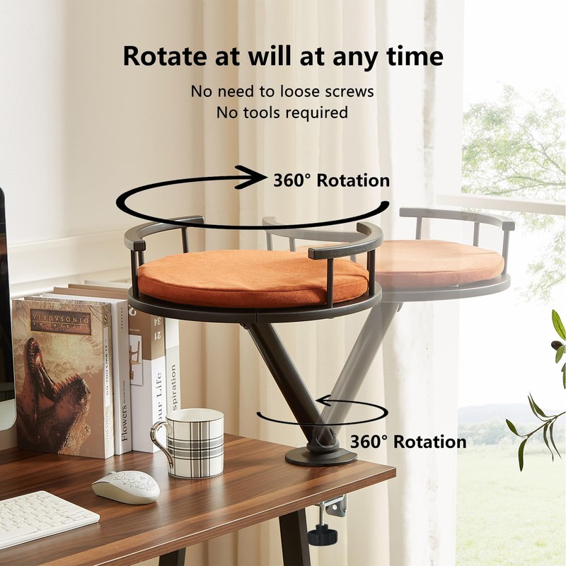 JuoPool Cat Desk Bed - Desktop Attachment Cat Perch for