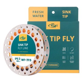 SF Sinking Tip Line Fly Fishing Line Weight Forward Taper Floating Sinking Tip Line Orange/Black WF7F/S IPS3
