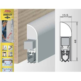 Athmer Wind-EX Automatic Door Seal for Internal Use White 985 mm