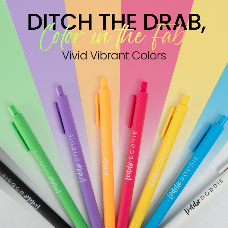 Loddie Doddie Gel Pens for Journaling and Note Taking 8