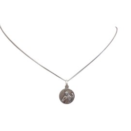 I G J Medal of Saint Jude Thaddeus Apostle in 925 Sterling Silver with 925 Sterling Silver Chain, Sterling Silver, No Gemstone