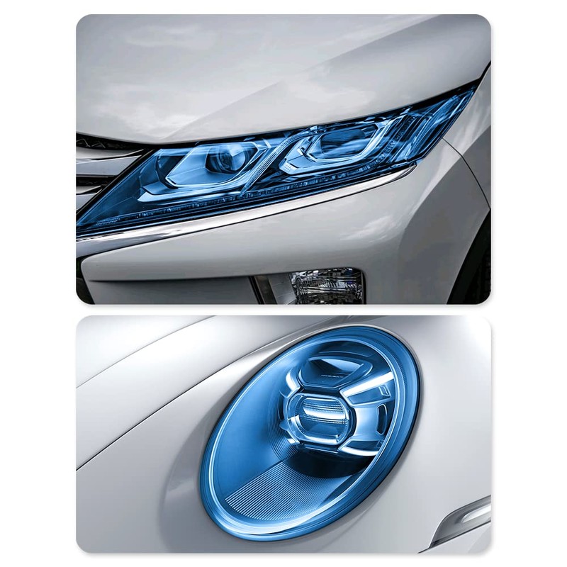12 X 48inch Car Light Tint Film, Cuttable&Stretchability Car Headlight