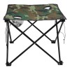 Kit Mesa + 2 Sillas Plegables Playa Jardin Camping Rojo