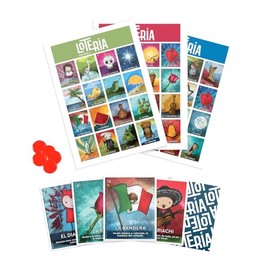 Novelty Board Game Lotería Tradicional, Caja Metálica