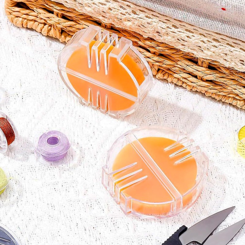 2 Pcs Beeswax Thread Conditioner for Hand Sewing, Practical Thread