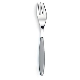Guzzini - Feeling, Dessert Fork - Sky Grey, 15.5 cm - 23000592