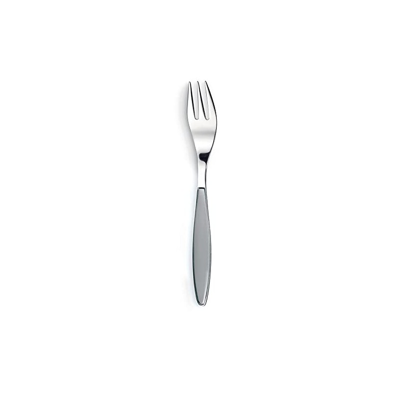 Guzzini - Feeling, Dessert Fork - Sky Grey, 15.5 cm