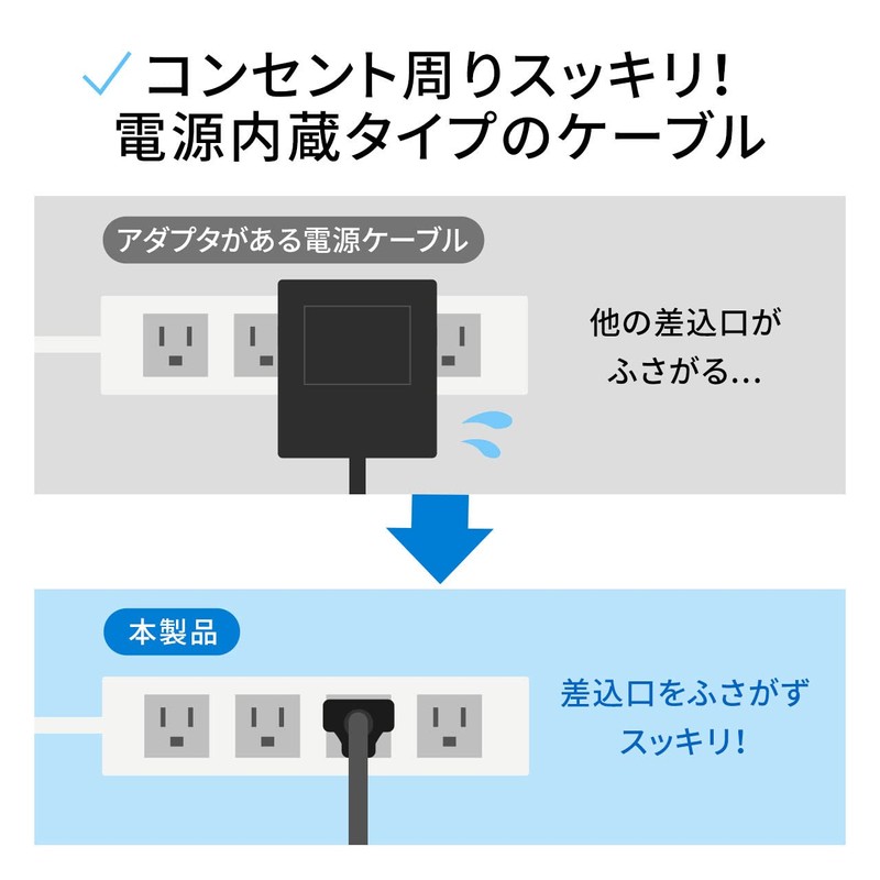 Sanwa Supply LAN-GIGAP1602BK Gigabit Compatible Switching Hub (16 Ports, Magnet)