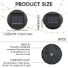 Mineup Pack of 6 Solar Lights Replacement Parts, 8 cm