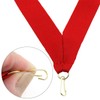 LUORNG 12PCS Medal Ribbon Award Neckband Red Stripe Medal Lanyard