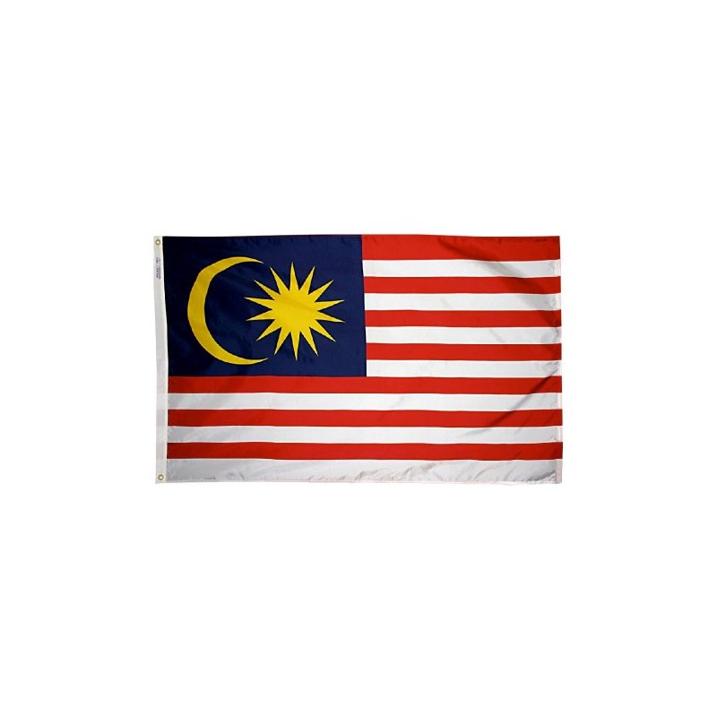 Malaysia Flag Nylon 5 ft. x 8 ft.