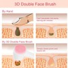 Cepillo de Limpieza Facial, Moda 3D Cepillo de Doble Cara