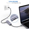 USB C HDMI Expansion 2 Screens, 4 in 1 Adapter,