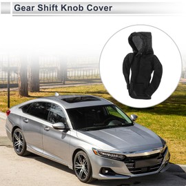 RATCHROLL 1 Pc Universal Gear Shift Knob Cover Automotive Manual Stick Shifting Handle Protector 3D Printed Hoodie Style Black Polyester