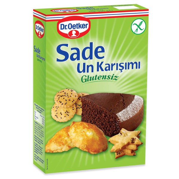 Dr. Oetker Glutensiz Sade Un Karışımı 250 Gr