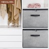 Vexalora Shoe Organizer Box 2 Pack, Shoe Storage Organizer with