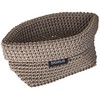 Blomus Crochet Tela Bread Basket Utensil Box Basket M Taupe