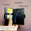 SPARTANHUB RFID Slim Wallet For Men - Mens Front Pocket