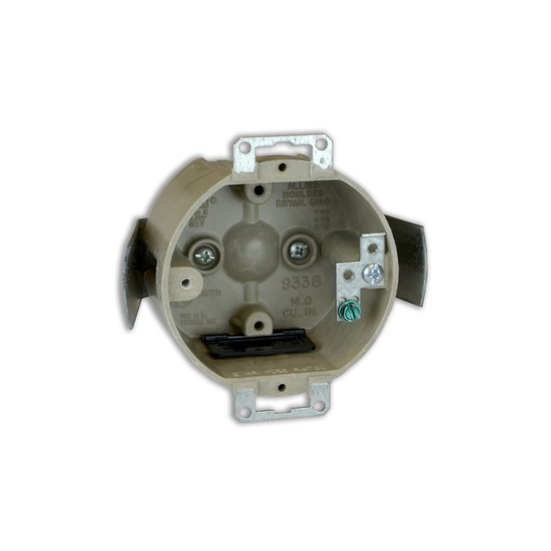 Allied Moulded H9338=ESGK 3-1/2-Inch Diameter Round Fiberglass Box