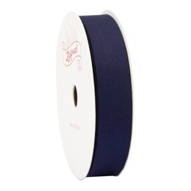 Zofrud Navy Cotton Ribbon - 5/8 Inch x 10 Yards - Ideal for Gift Wrapping, Sewing, and Crafts