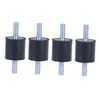 FUNOMOCYA Rubber Mounts Set 4pcs 30x30cm Vibration Damper for Air
